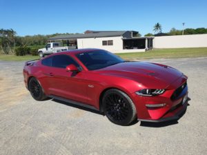 Red Mustang Detailed — Car Detailing in St Beaconsfield QLD